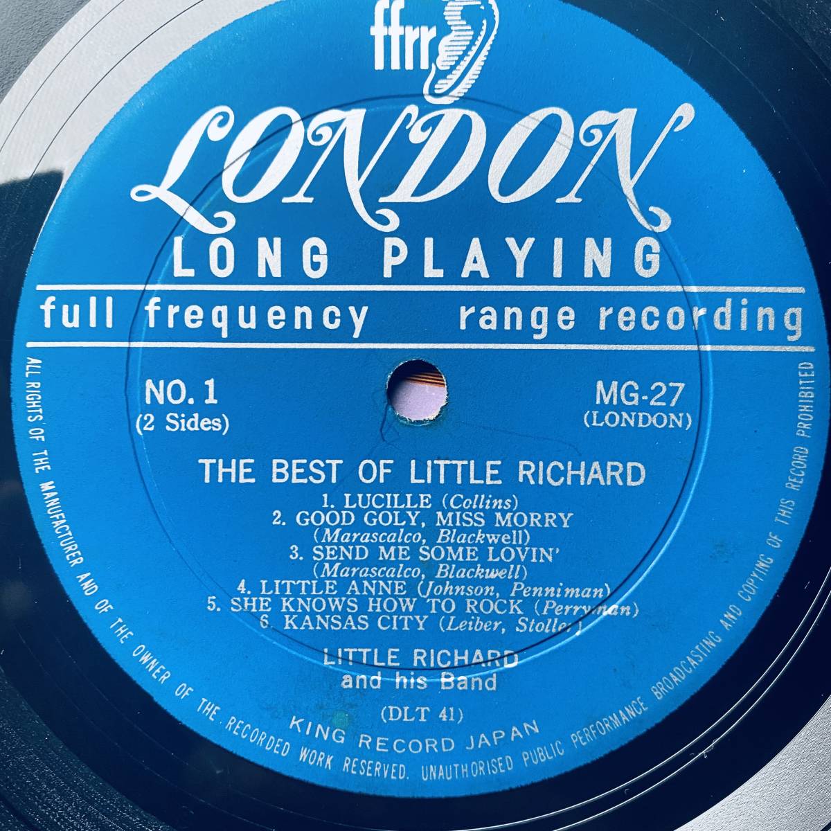 10 MONO / Little Richard - The Best Of Little Richard / '63 / リトル・リチャードのすべて / London Records - MG 27_画像4