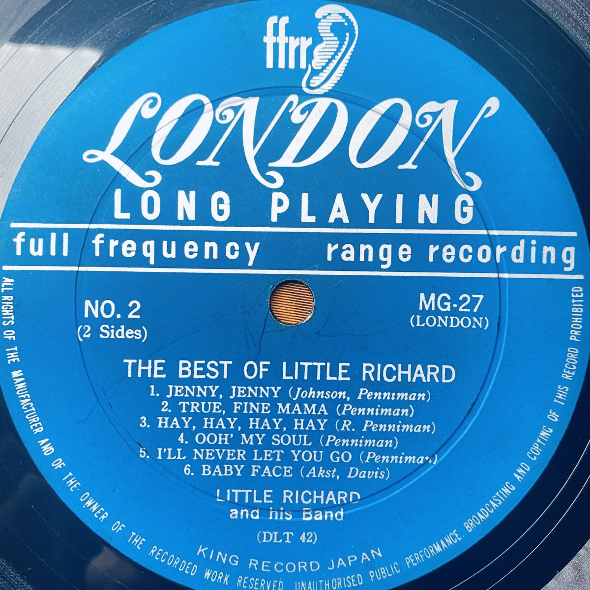 10 MONO / Little Richard - The Best Of Little Richard / '63 / リトル・リチャードのすべて / London Records - MG 27_画像3