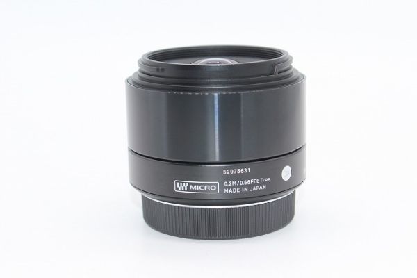 新品同様品■シグマ SIGMA Art 19mm F2.8 DN ブラック 単焦点広角レンズ マイクロフォーサーズ用■付属充実■Z1267_画像5