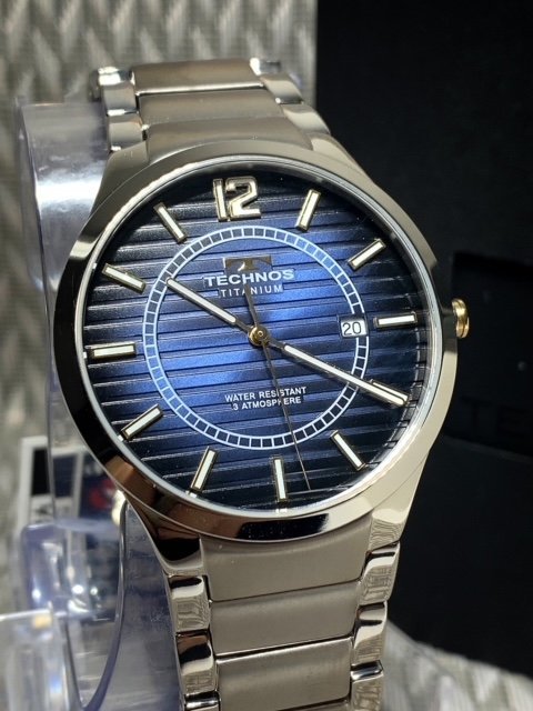 ２０２２新作 テクノス TECHNOS 正規品 腕時計 オールチタン製 
