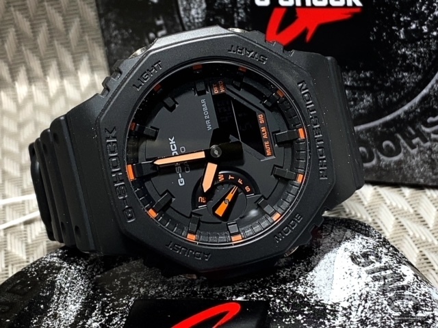 新色 新品 G-SHOCK Gショック ジーショック カシオ CASIO 正規品 腕時計 アナデジ腕時計 多機能 八角形フォルム オレンジ ネオンカラー 商品细节 | Yahoo! JAPAN Auction | One Map by FROM JAPAN
