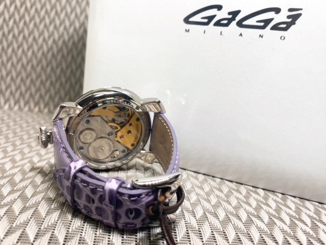 新品 GaGaMILANO ガガミラノ マヌアーレ 48ｍｍ メンズ 腕時計 レザー