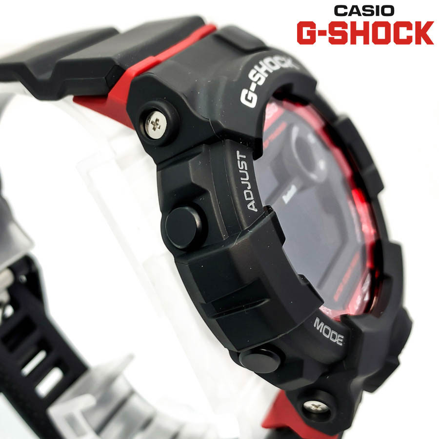 【1円】 CASIO カシオ G-SHOCK ジーショック G-SQUAD ジースクワッド メンズ デジタル 腕時計 モバイルリンク レッド ブラック おすすめ_画像6