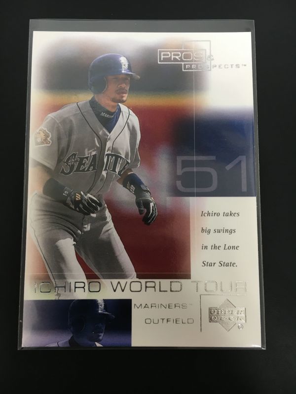 2001 Upper Deck #WT-1 Ichiro Rookie Year MLB Seattle Mariners イチロー ルーキー RC シアトル・マリナーズ 鈴木一郎 検：大谷翔平_画像2