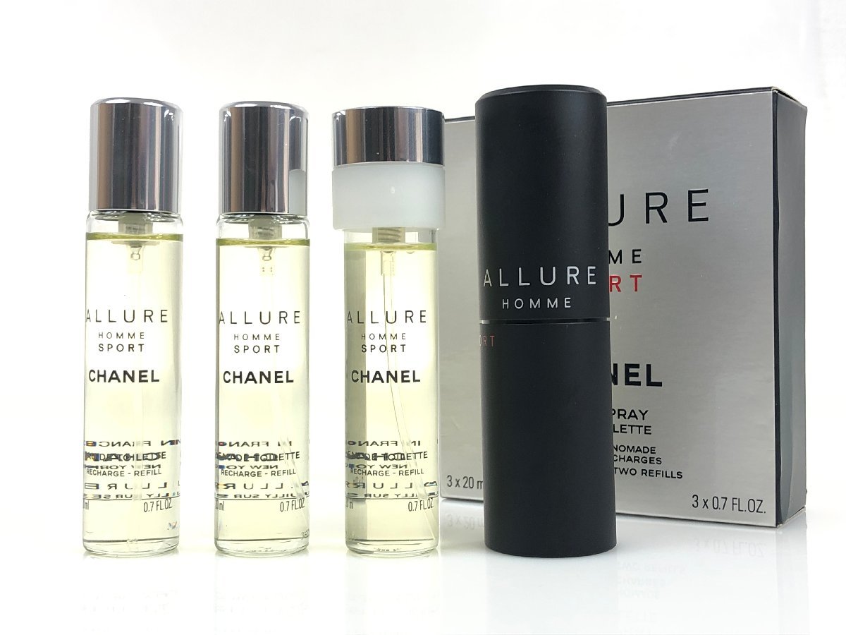 メーカー公式ショップ シャネル アリュールオムスポーツスプレイ20ml 3