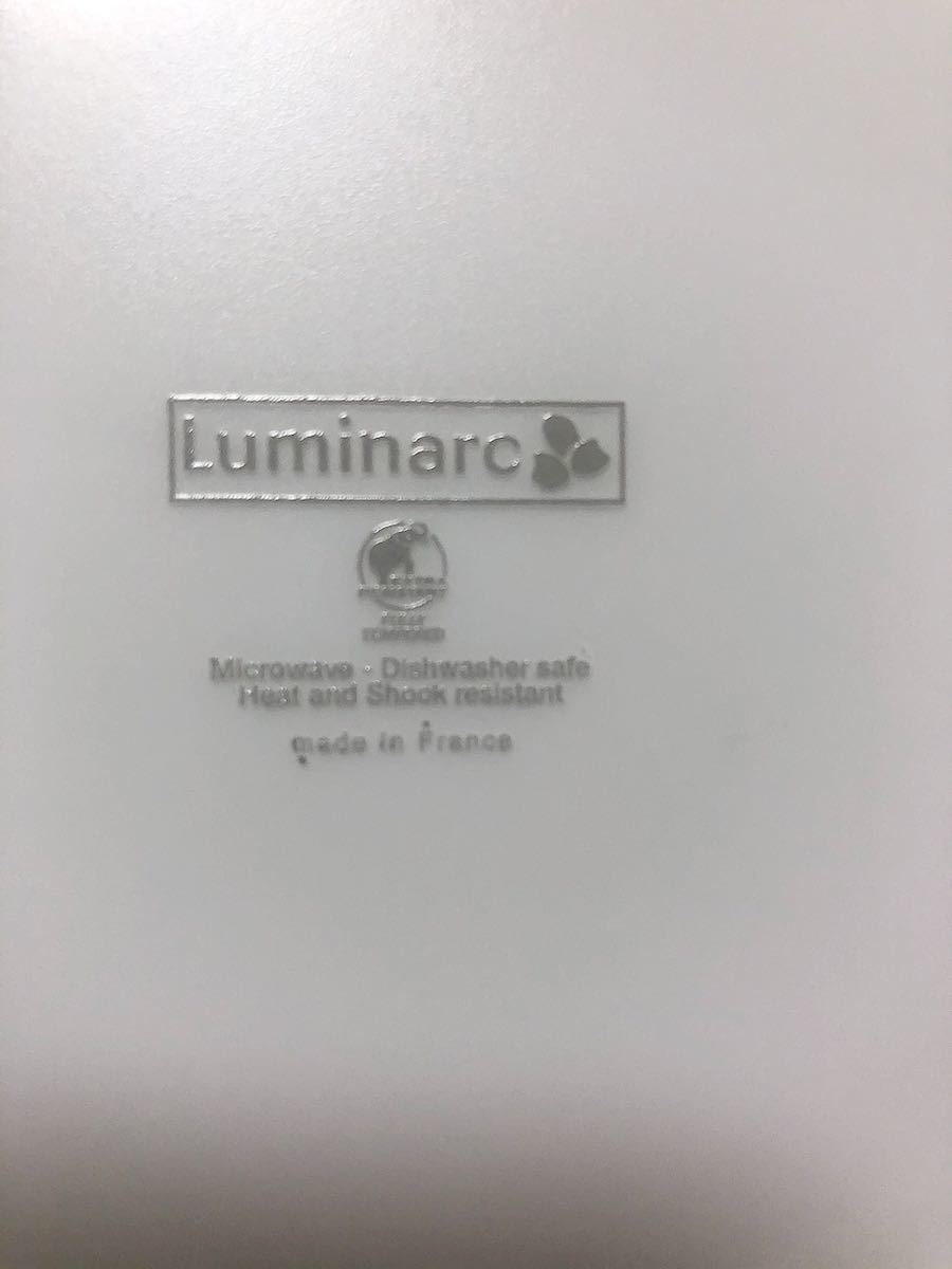 フランス製　Luminarcリュミナルク　花葉柄　耐熱ガラス　超大プレ－ト皿1枚_画像5