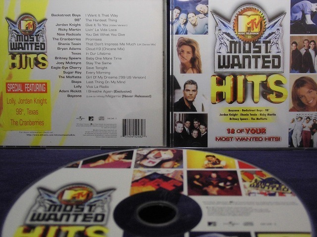 33_00699 MTV MOST WANTED HITS / Various Artists(ヴァリアス・アーティスト）※輸入盤_画像1