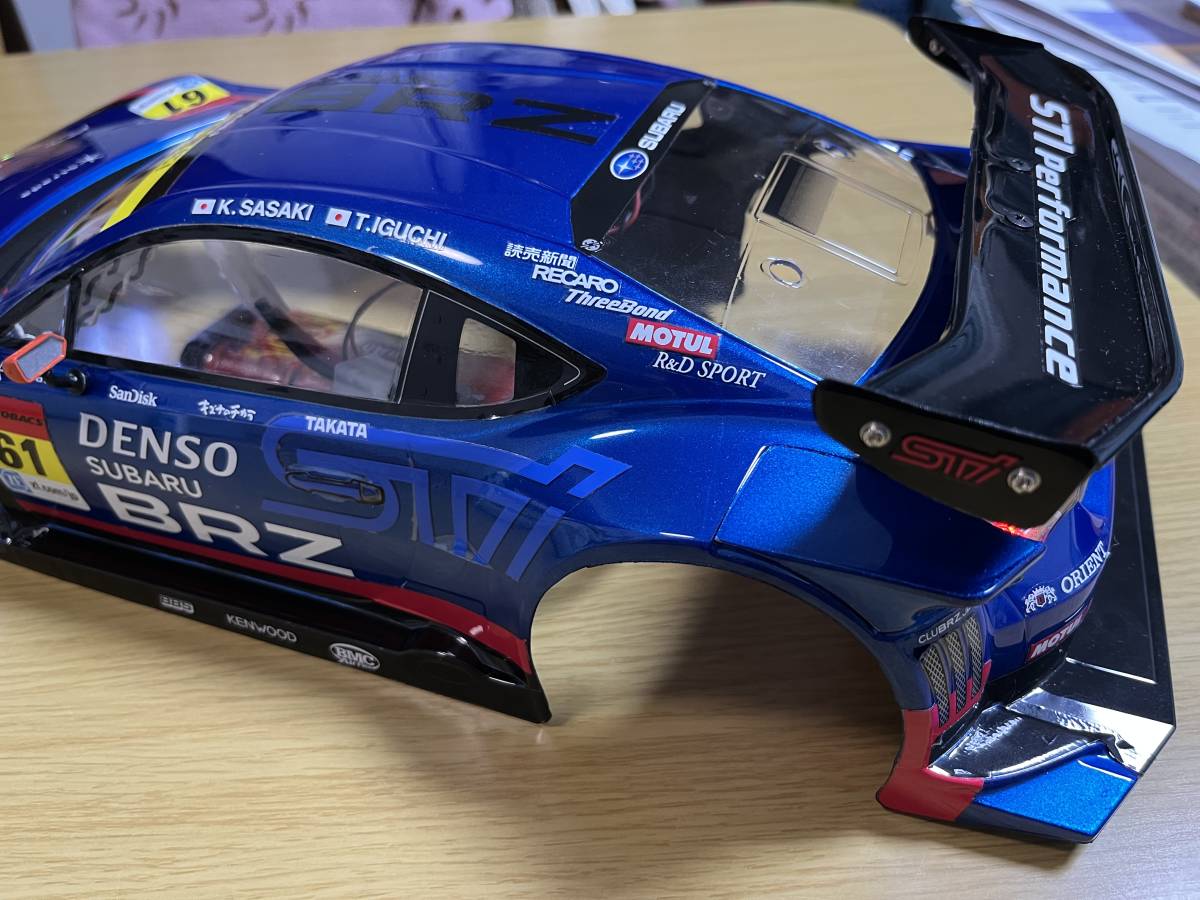 タミヤ RCカー 1/10 SUBARU BRZ R&D SPORT 2014 Rd.2 FUJI 塗装済完成品スペアボディ SP.1575 未走行 タミヤ ボディ