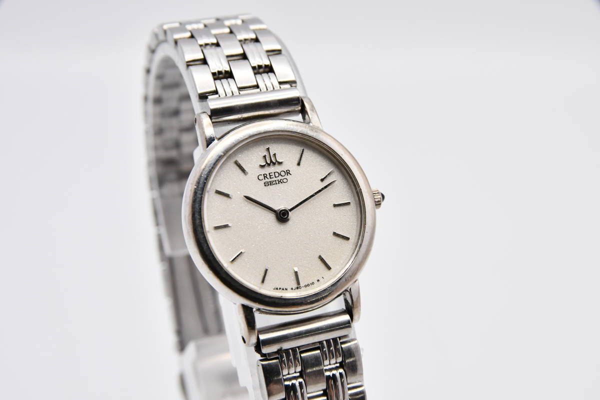 SEIKO CREDOR セイコー クレドール Ref:4J80-0010 18KT レディース18K