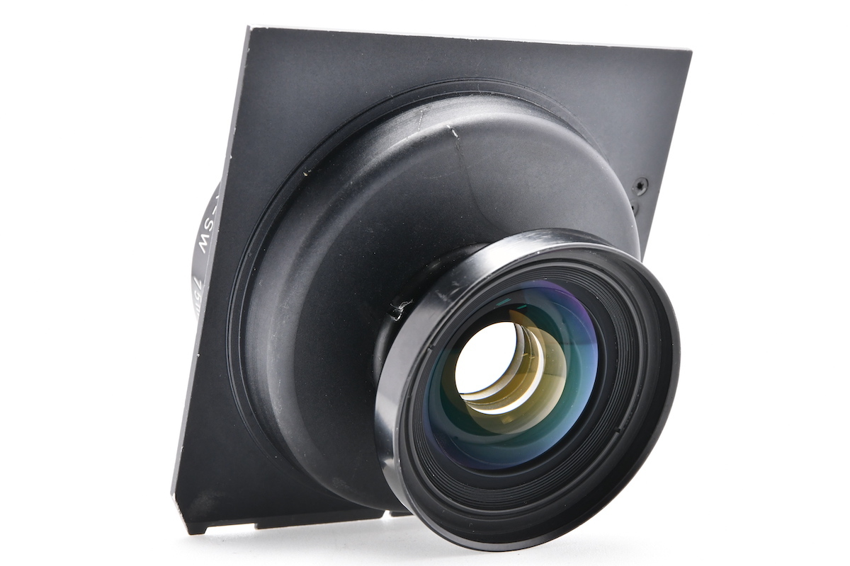 ニコン大判レンズ・NIKKOR-SW 75mm f4.5 使用感少ない良品お安く