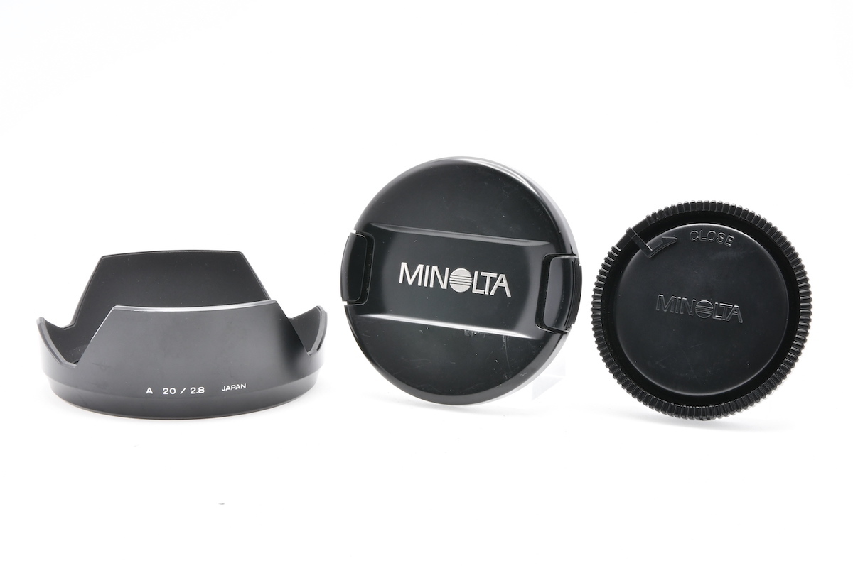 MINOTLA AF 20mm F2.8 Aマウント ミノルタ 大口径 広角単焦点レンズ オートフォーカス一眼レフ用 交換レンズ ■01500_画像10