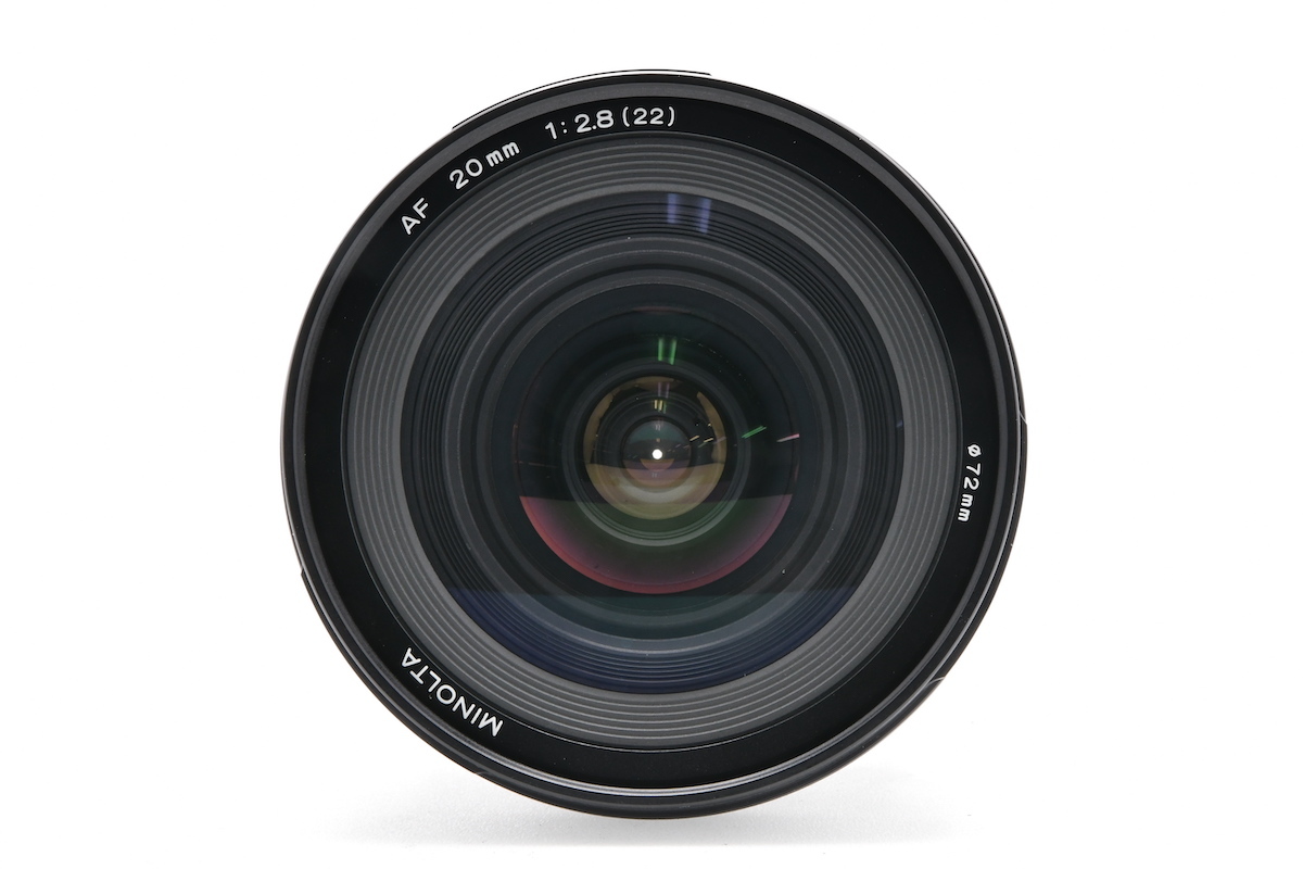 MINOTLA AF 20mm F2.8 Aマウント ミノルタ 大口径 広角単焦点レンズ オートフォーカス一眼レフ用 交換レンズ ■01500_画像2