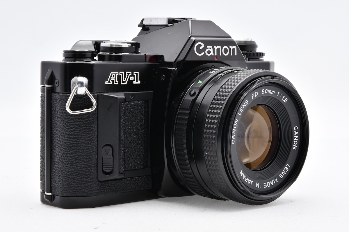 Canon AV-1 + CANON LENS FD 50mm F1.8 フィルムカメラ MF一眼レフ 標準単焦点 キヤノン 01782(キヤノン)｜売買されたオークション情報、yahooの商品情報をアーカイブ公開  - オークファン（aucfan.com）