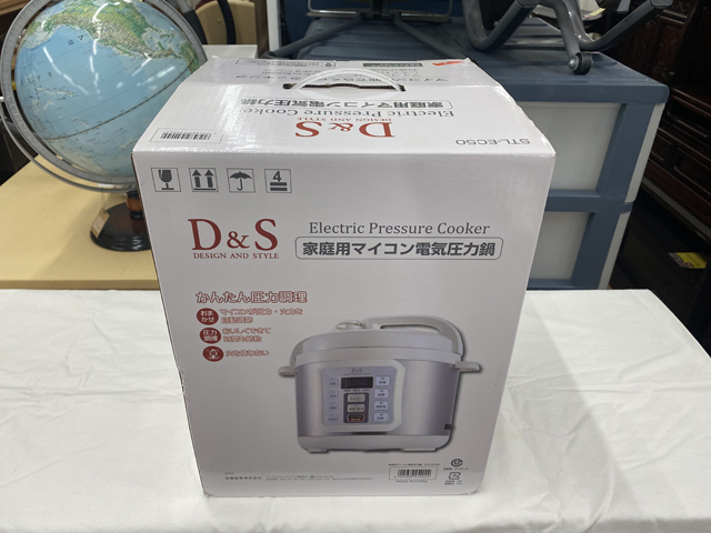 未使用★D&S ディーアンドエス★電気圧力鍋4.0L STL-EC50★シルバー_画像2