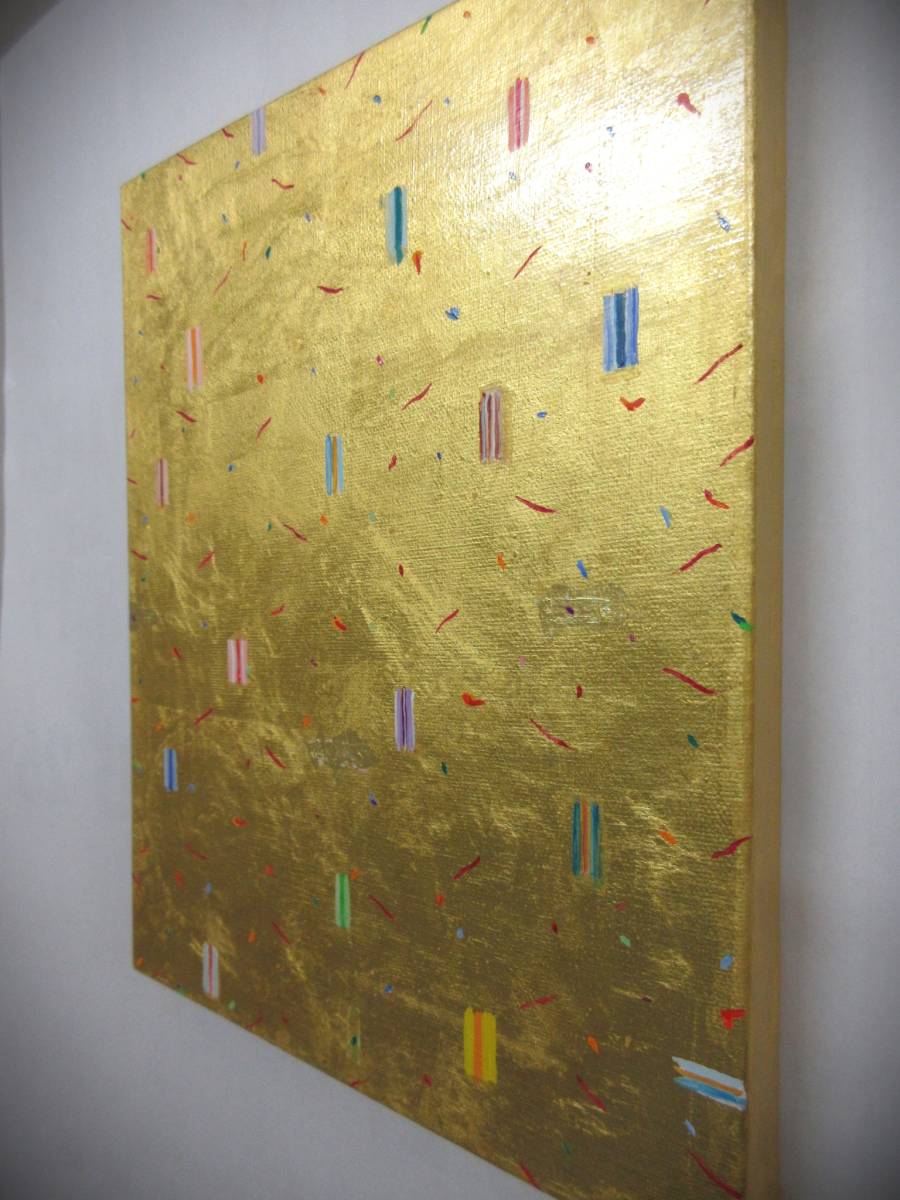 SALE/102%OFF】 純金箔 金箔絵画 現代美術 抽象画 ファインアート