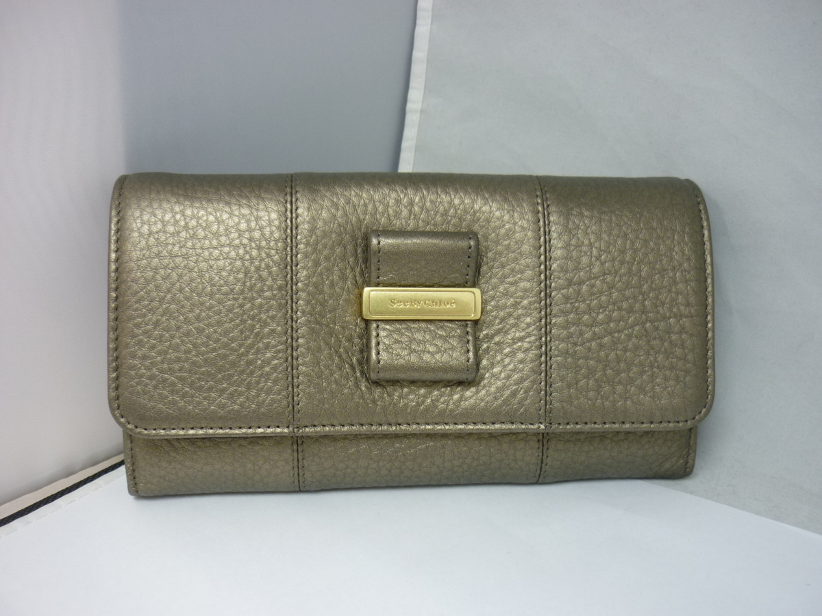 See By Chloe】 シー・バイ・クロエ 財布 長財布 フラップタイプ
