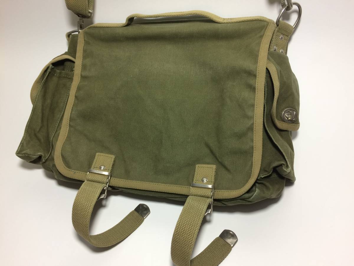 10希少品★ 旧一澤帆布製 3WAYショルダーバッグ 国防色★リュックサック トートバッグ 10希少品★ 旧一澤帆布製 3WAYショルダーバッグ 国防色★リュックサック トートバッグ