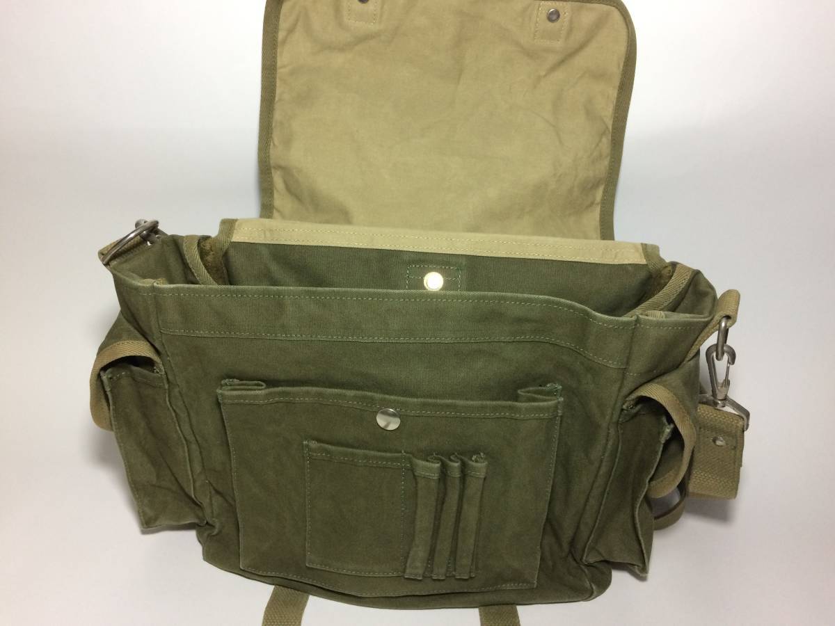 10希少品★ 旧一澤帆布製 3WAYショルダーバッグ 国防色★リュックサック トートバッグ 10希少品★ 旧一澤帆布製 3WAYショルダーバッグ 国防色★リュックサック トートバッグ