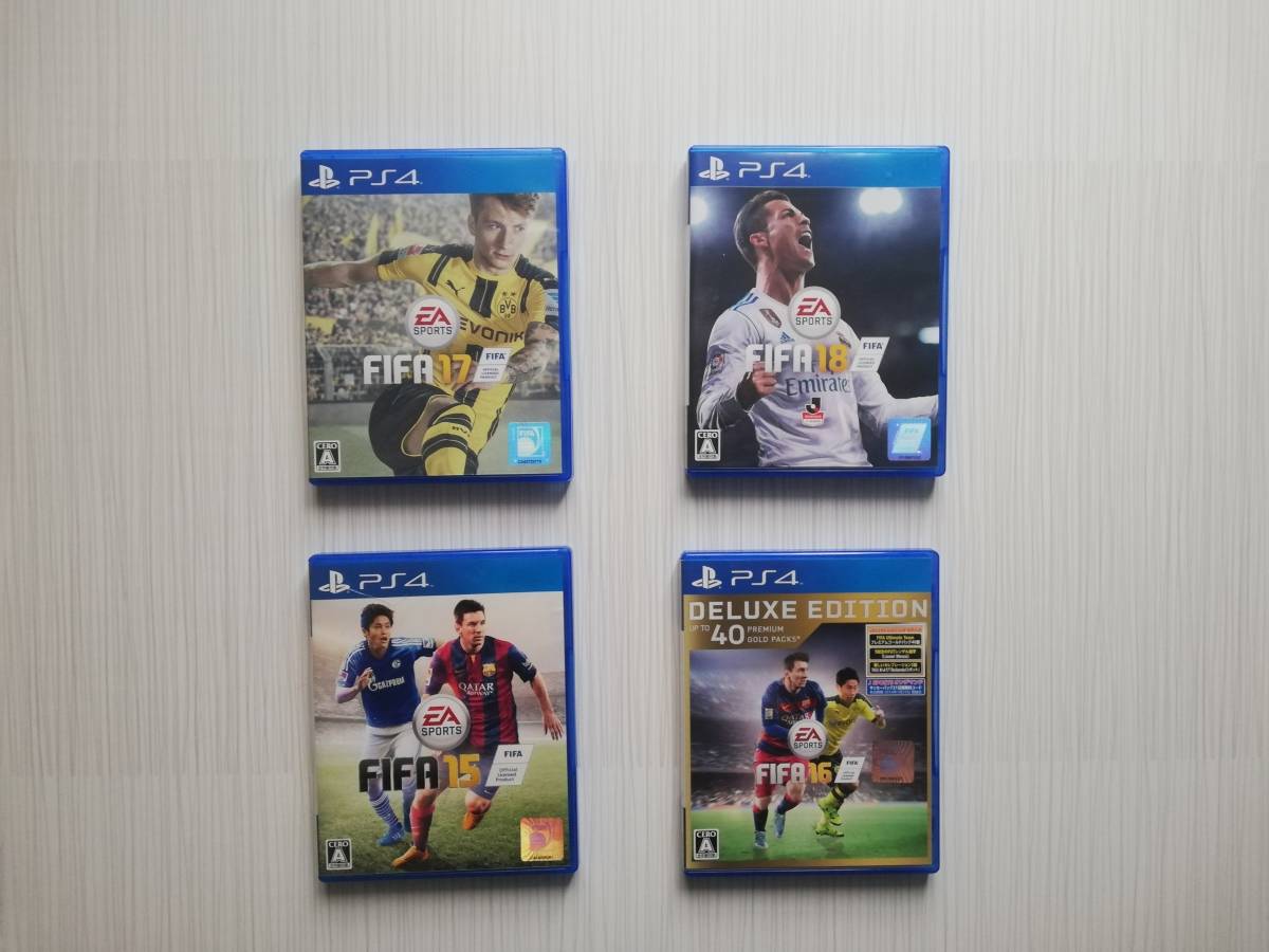 PS4　4本セット　　FIFA　　15　　16　　17　　18