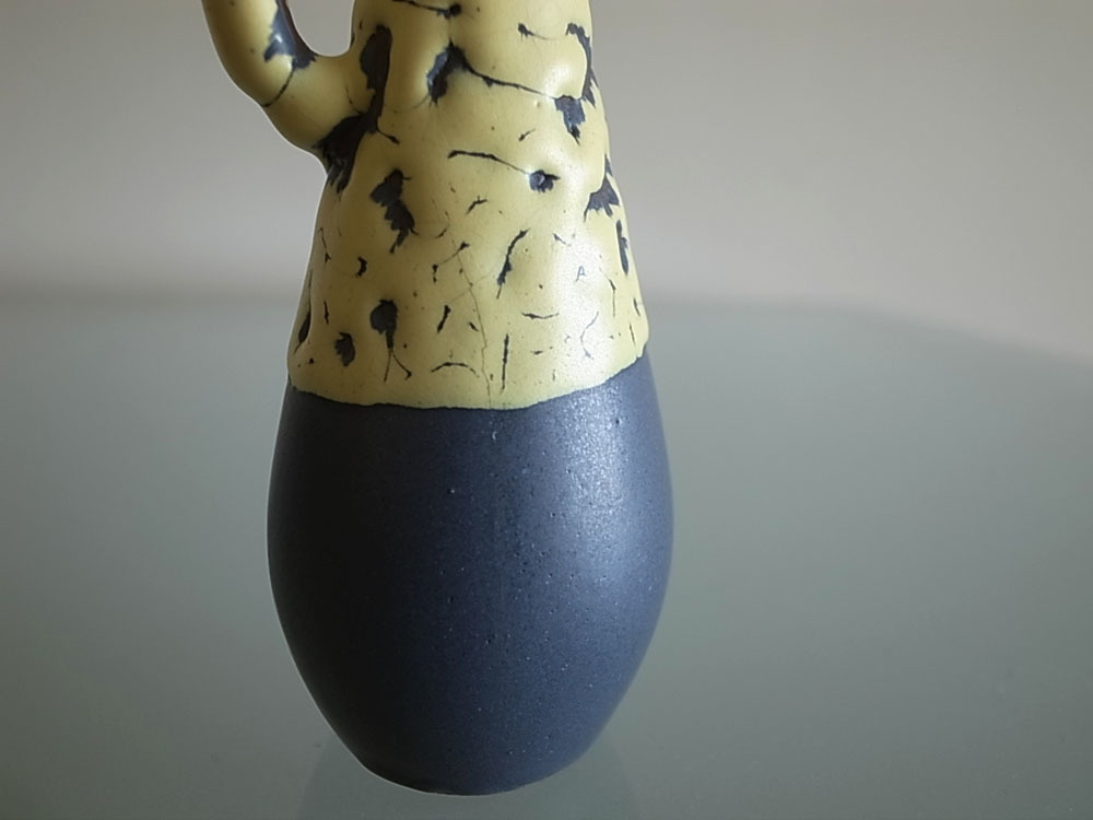 ドイツ 1960年代~1970年代 Elsterwerda Fat Lava 花器 ミッドセンチュリー ヴィンテージ 東ドイツ 花瓶 一輪挿し オブジェ ジャグ_画像7
