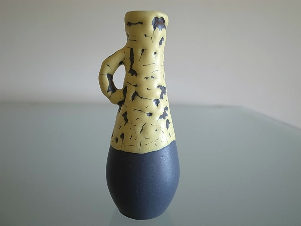 ドイツ 1960年代~1970年代 Elsterwerda Fat Lava 花器 ミッドセンチュリー ヴィンテージ 東ドイツ 花瓶 一輪挿し オブジェ ジャグ_画像5