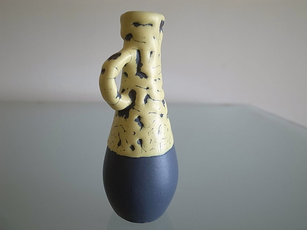 ドイツ 1960年代~1970年代 Elsterwerda Fat Lava 花器 ミッドセンチュリー ヴィンテージ 東ドイツ 花瓶 一輪挿し オブジェ ジャグ_画像4