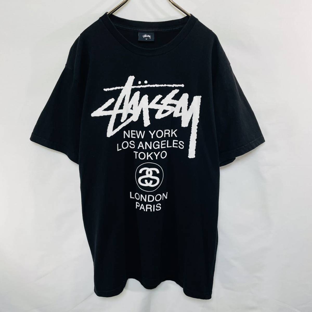 ブランド STUSSY ロゴ Tシャツ 黒 即完売の通販 by ☆SCARERS 