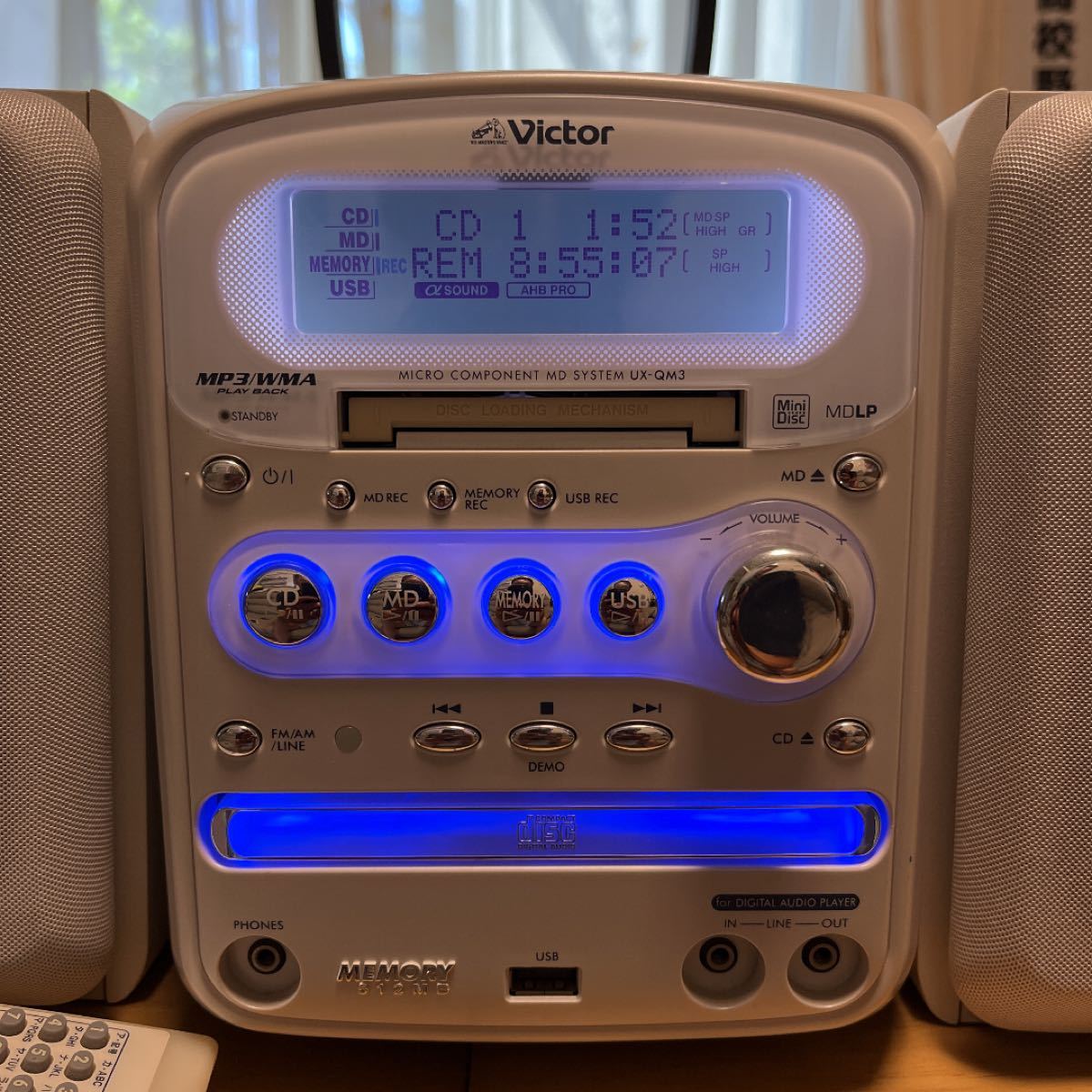 Victor CD•MD•USB•ラジオ／コンポ UX-QM7 - その他