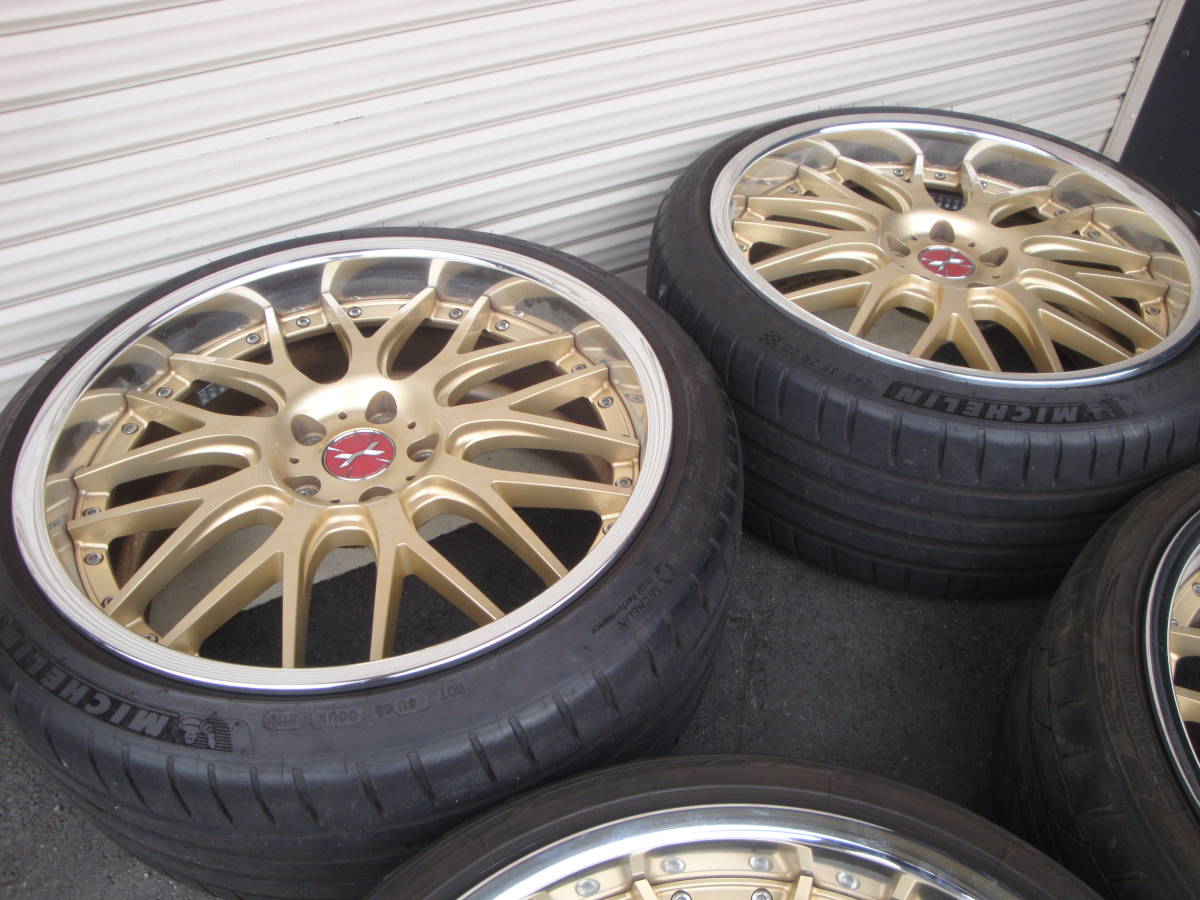 人気の!マーベリック 709M 20インチアルミ+NITTO NT555 G2 225/35R20 2本・ミシュラン 245/35ZR20 2本 計4本セット!!_画像5