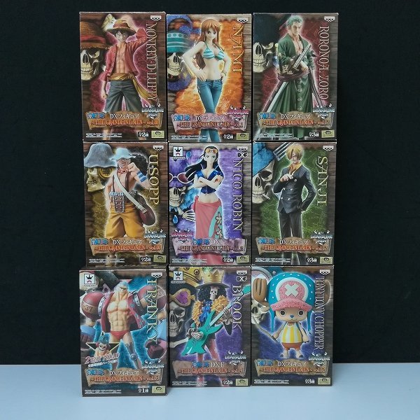 mK072c [まとめ] ONE PIECE DXF ナミ ロビン チョッパー ブルック