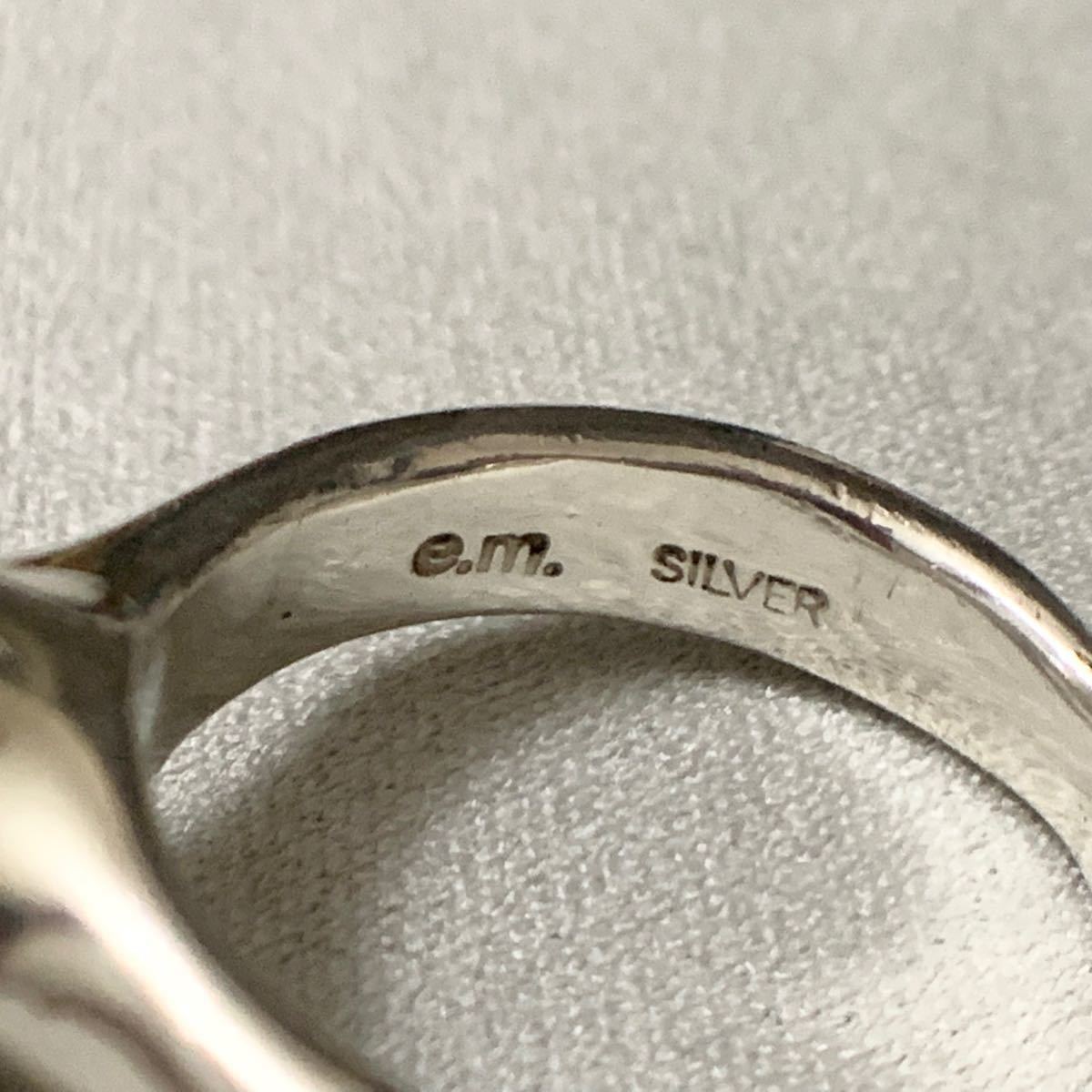 e m イーエム|ジルコニア立て爪リング・ピアスセット|SILVER|15号