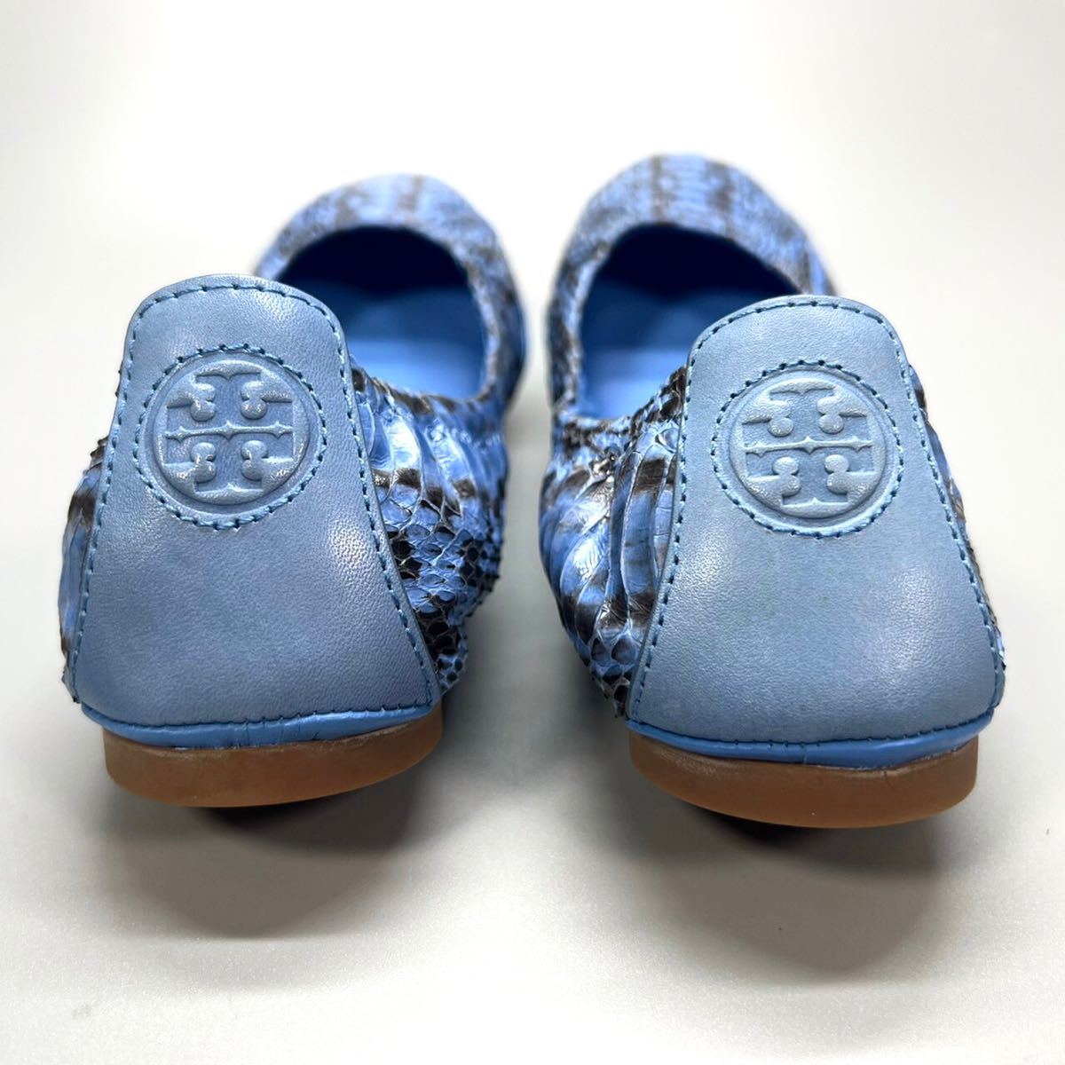 TORY BURCH トリーバーチ バレエシューズ リアルパイソン ヘビ革 TORY BURCH トリーバーチ バレエシューズ リアルパイソン ヘビ革