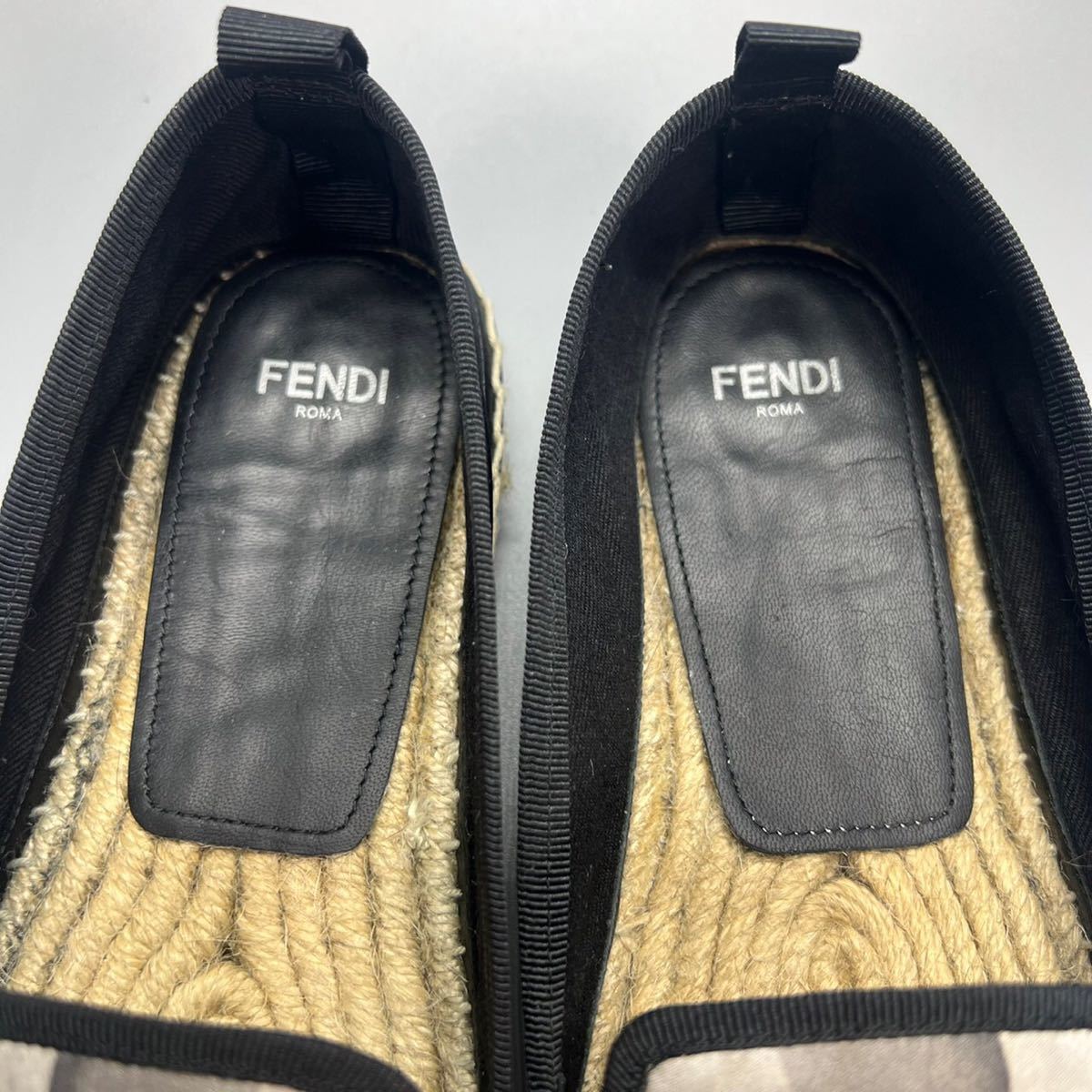 FENDI フェンディ エスパドリーユ 花柄 36 1/2 23〜23 5cm レディース