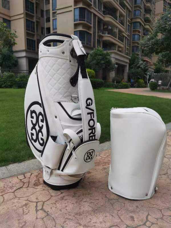 【即配送・新品・未使用】G/FORE キャディーバック ホワイト（プロ仕様） 韓国G/FOREキャディバッグ ホワイト