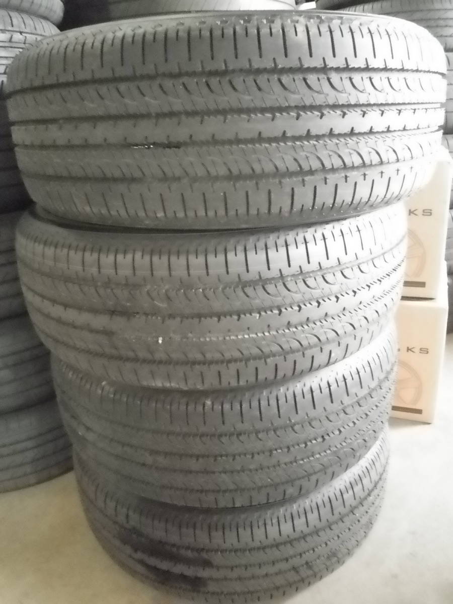 225/55R18 ヨコハマジオランダーG055 新車装着タイヤ 17km走行 4本