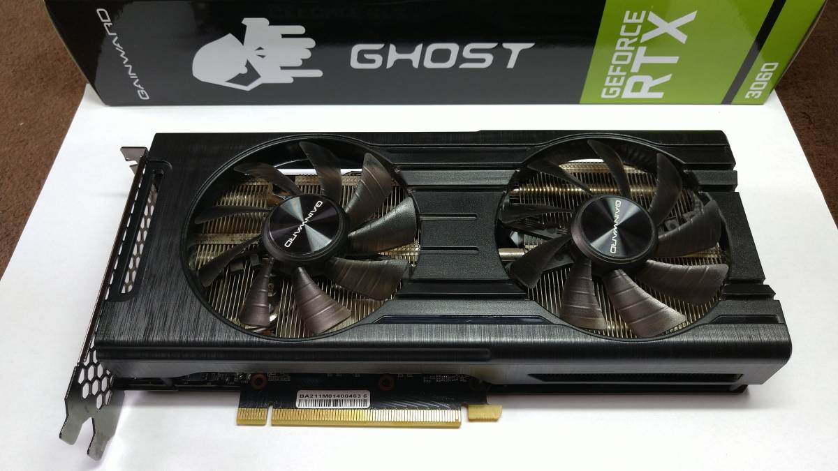 Gainward GeForce RTX 3060 Ghost 動作確認済み 送料無料 chateauduroi.co