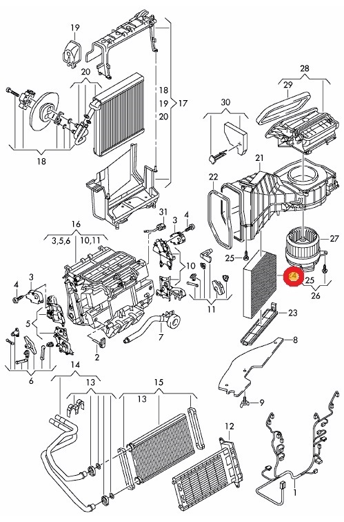 【高性能】Audi アウディ S6(C7) 4GCEUA用 MANN フレシャスプラス エアコンフィルター_画像2