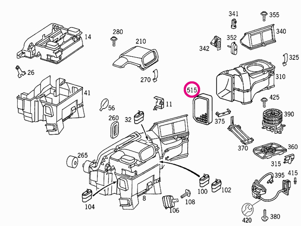 【高性能】Chrysler クライスラー クロスファイア ZH32用 MANN フレシャスプラス エアコンフィルター_画像2