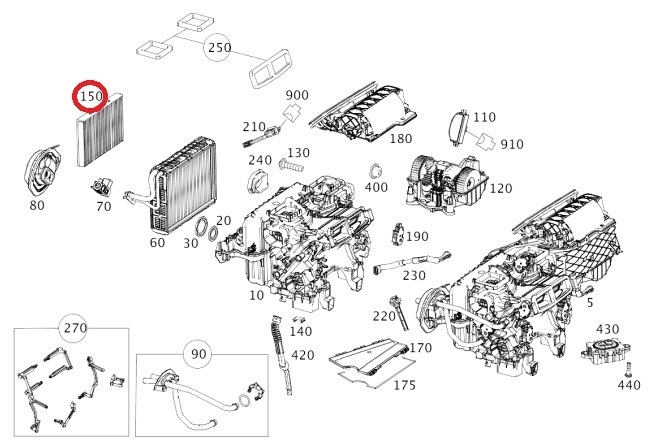  Benz S Class купе (W217) 217382C для фильтр кондиционера Mercedes-Benz Mercedes * Benz 