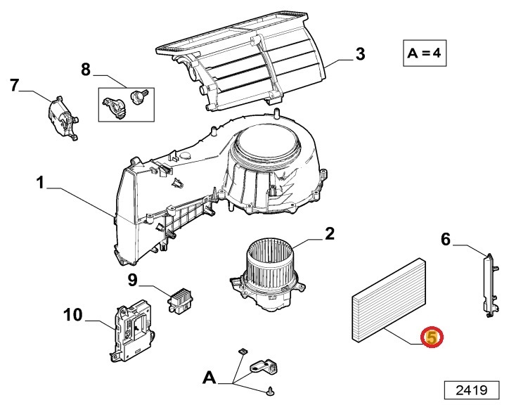 Alfa Romeo ステルヴィオ 94929用 エアコンフィルター アルファロメオ_画像2