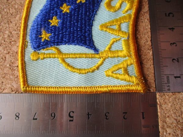 70s ALASKA アラスカ 国旗 刺繍ワッペン/ビンテージ旅行Vintage観光スーベニア土産USAアップリケ旗パッチPATCHES_画像10