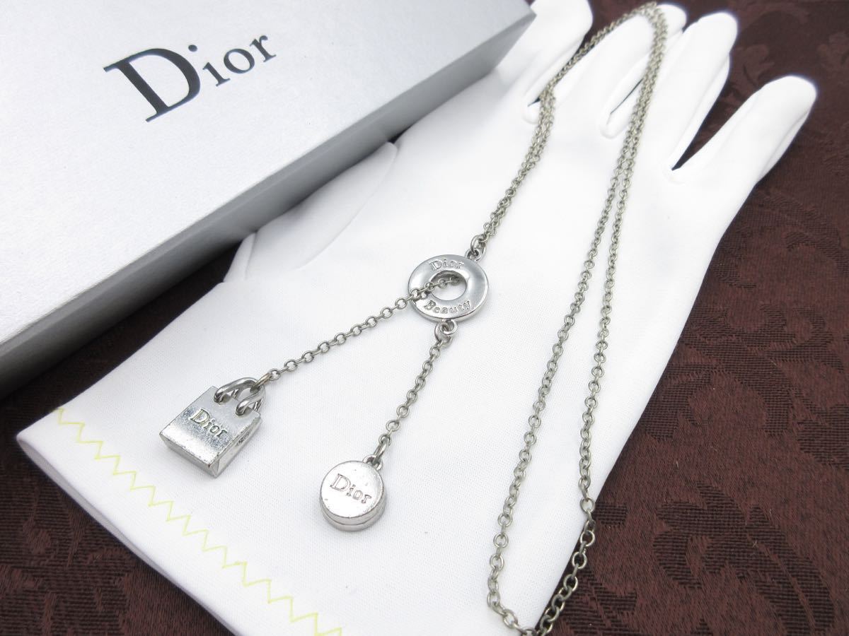 Dior beautyネックレス ロゴ クリスチャン ディオール ヴィンテージ アクセサリー レディース 結婚式 レア nju4