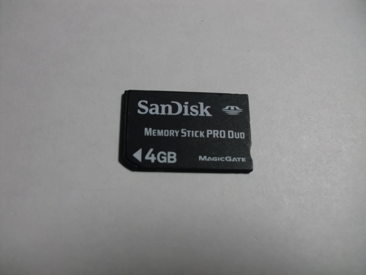 引出物 4GB SanDisk フォーマット済み メモリースティックプロデュオ memory stick pro duo 送料63円~ PSP 引出物 4GB SanDisk フォーマット済み メモリースティックプロデュオ memory stick pro duo 送料63円~ PSP