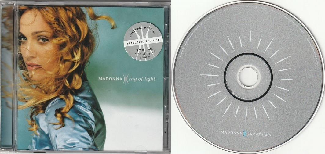 MADONNA　マドンナ　Ray Of Light　タイ盤 オフィシャル CDアルバム　：　Warner Music Thailand_画像1