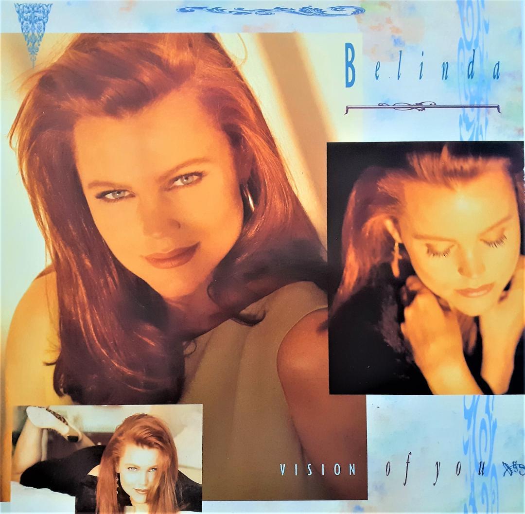 美盤　Belinda Carlisle ベリンダ・カーライル　Vision Of You　UK盤 オリジナル 12”シングルレコード　：　George harrison_画像1