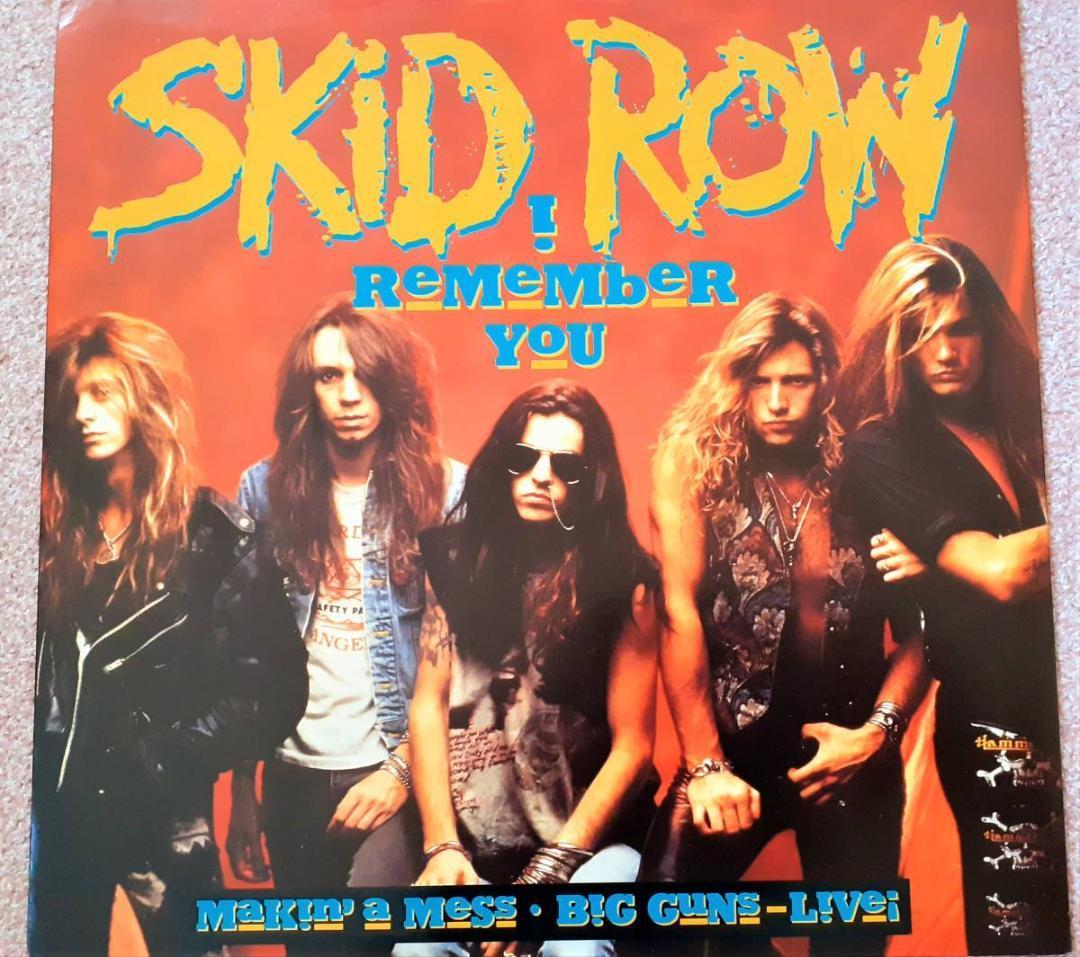 美品　Skid Row　スキッド・ロウ 　I Remember You　UK盤 12”シングルレコード_画像1