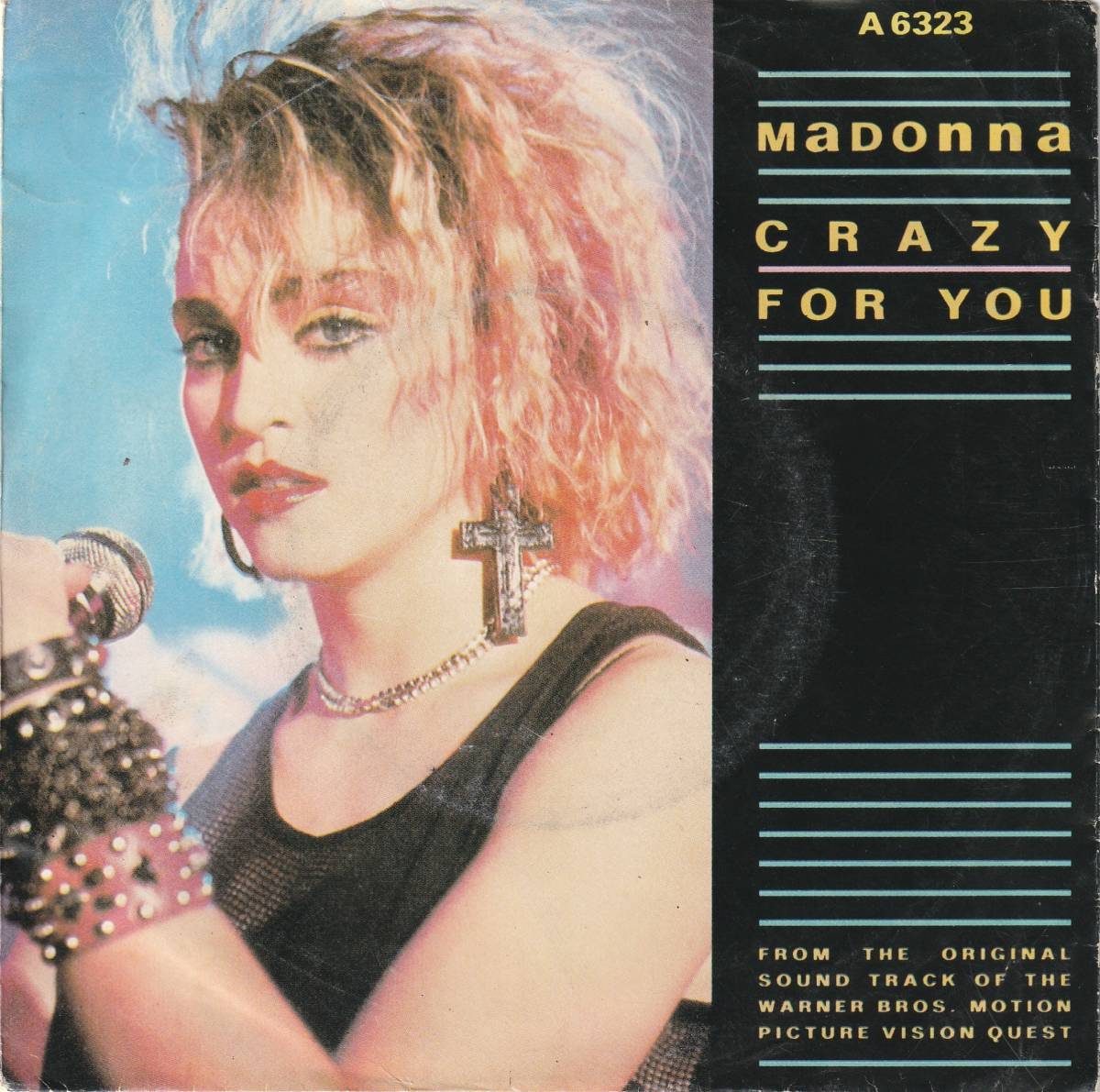 MADONNA　マドンナ　CRAZY FOR YOU　ポルトガル盤 ７”シングルレコード_画像1