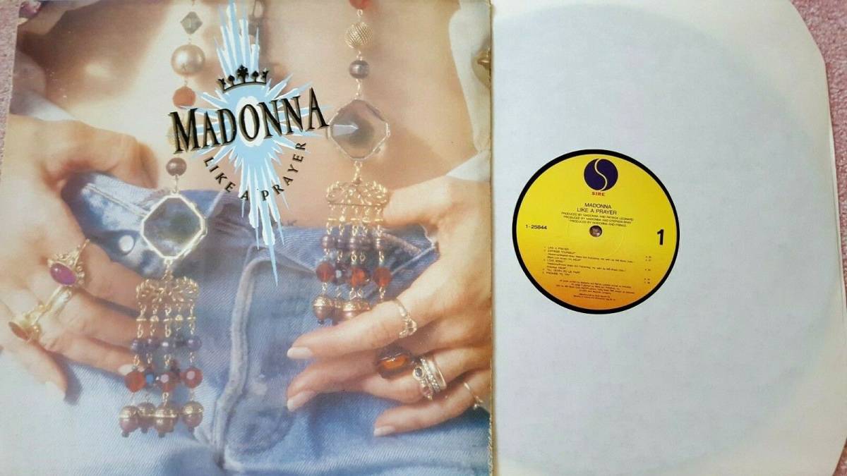 MADONNA　マドンナ　LIKE A PRAYER 　韓国盤 LPレコード　 (オフィシャル）_画像1