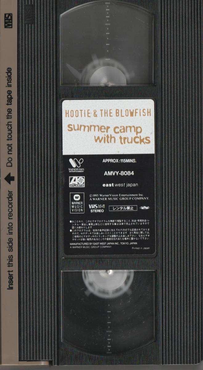 Hootie & The Blowfish　フーティー＆ザ・ブロウフィッシュ　 Summer Camp With Trucks　ライヴ　 国内製 VHSビデオテープ_画像3