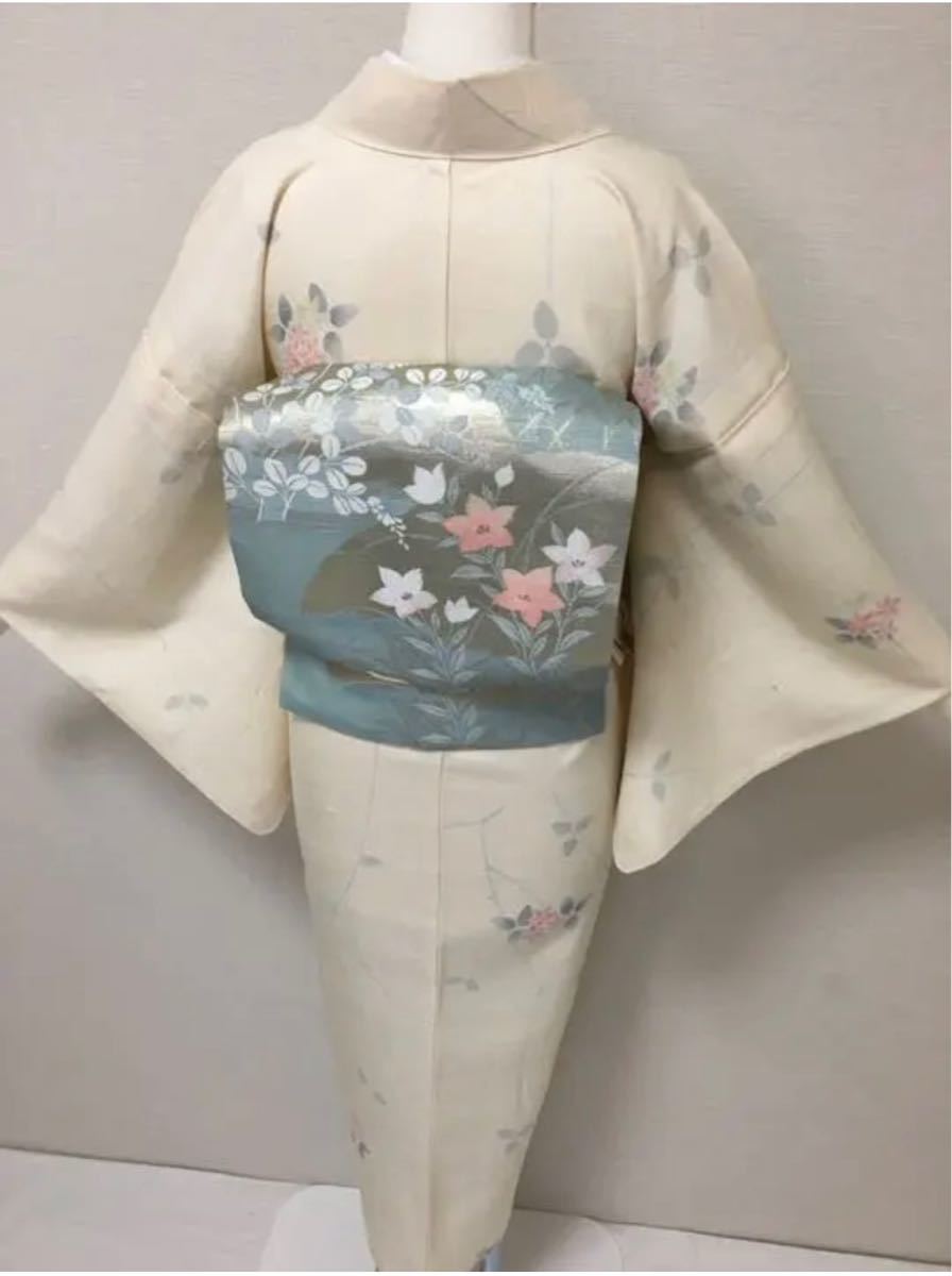夏SALE開催!7/14〜18日まで 夏着物 生紬小紋 正絹 mellinart.com.br